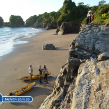 Bicivan Tour Kayak Mar Bahia Malaga Juanchaco Ladrilleros Pacifico Colombia