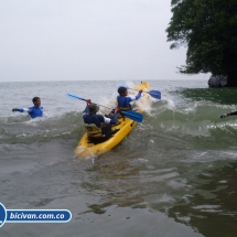 Bicivan Tour Kayak Mar Bahia Malaga Juanchaco Ladrilleros Pacifico Colombia